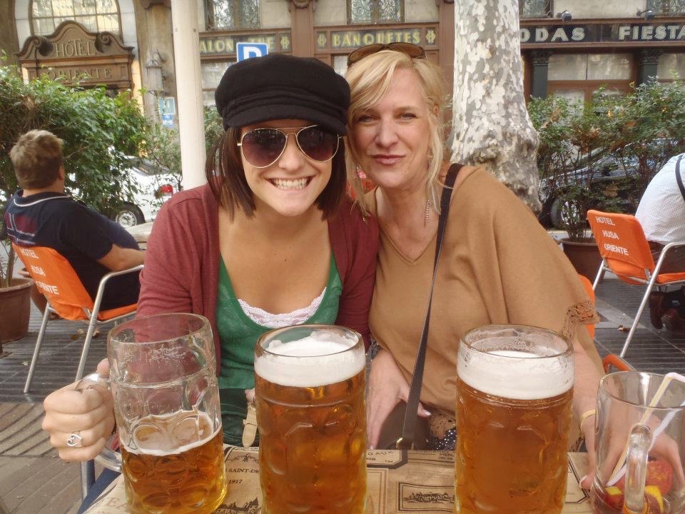 Thankfully mom was with me the day we decided to drink our way down the Ramblas. We'd never have made it to our cruise ship in time!