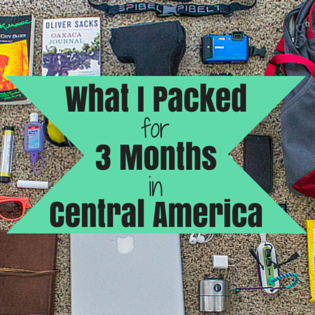 What I Packed For 3 Months In Central America