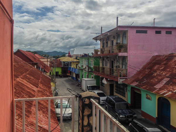 View from my balcony at Hotel Villa Margarita.