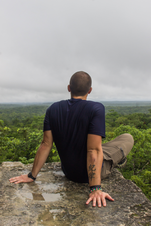 Mitch admires the view. 