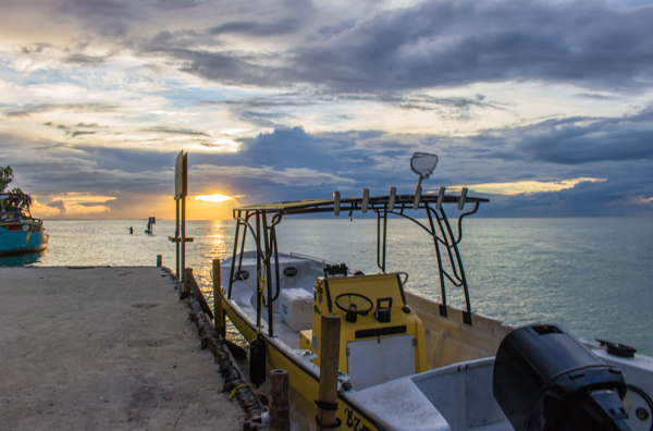 It seems like every night on Caye Caulker, there is a gorgeous sunset. I feel like I've been spoiled with them all week!