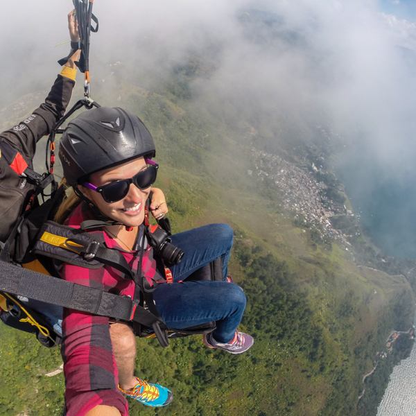 Paragliding Over Lake Atitlán