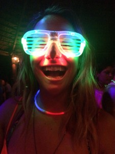 I couldn't see a thing out of those glasses, but that doesn't matter.