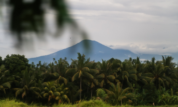 Volcanoes and palm trees...Bali has a real mystical quality, which I had to admit I loved despite the over-touristy-ness of it all!