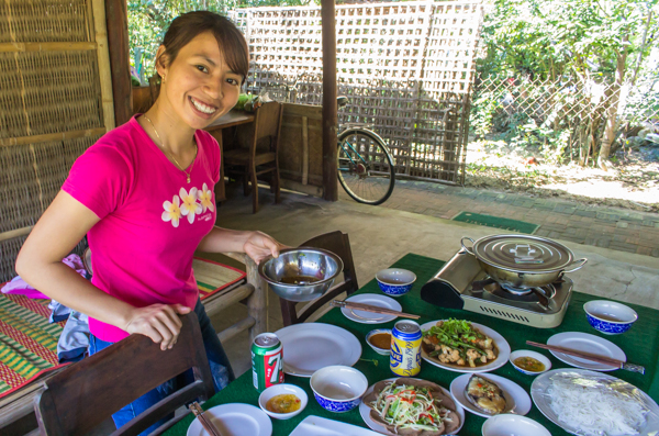 The spread at the Tet party Bong took me to. 