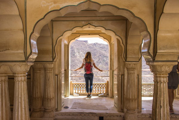 I was kind of obsessed with experimenting with the multi-foil archways in India. 