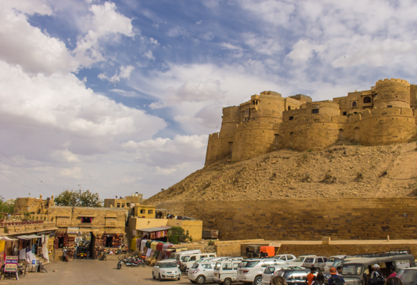 The citadel from just inside the entrance gate. 