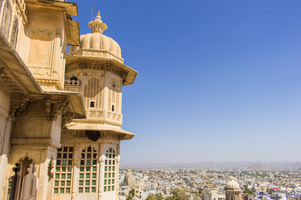 From inside the palace. Turns out most of the major cities in Rajasthan have gorgeous palaces....I felt like they never got old!